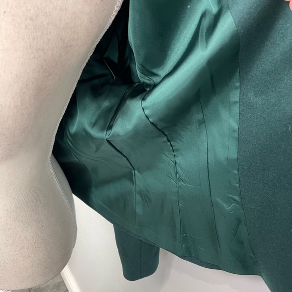 Vintage Pendleton Pine Green Wool Double Breasted Short Style Coat Jacket - Picture 8 of 9